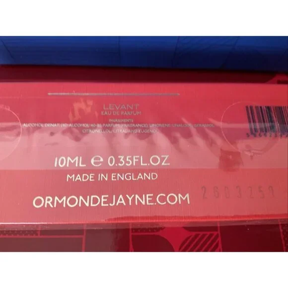 Ormonde Jayne Levant Eau de Parfum Travel Spray 0.35 oz/ 10 ml Made In England - Picture 3 of 3